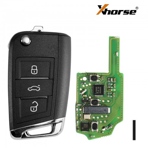 Xhorse XSMQB1EN VW MQB Smart Proximité Remote Key 3 Boutons 5pcs