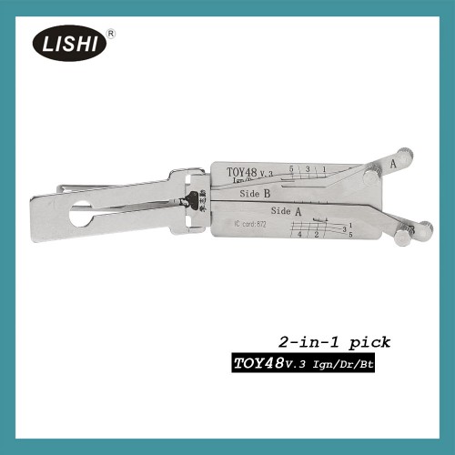 LISHI TOYOTA TOY48 2-in-1 Auto Pick and Decoder