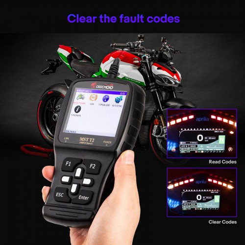 OBDEMOTO MST T2 Motorcycle Code Reader OBDII Scanner