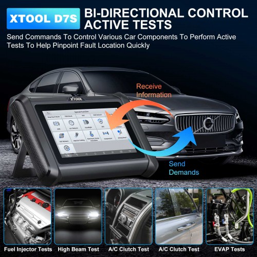 XTOOL D7S EU Version Full Système OBD2 Outil De Diagnostic Automobile