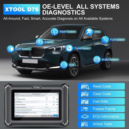 XTOOL D7S EU Version Full Système OBD2 Outil De Diagnostic Automobile