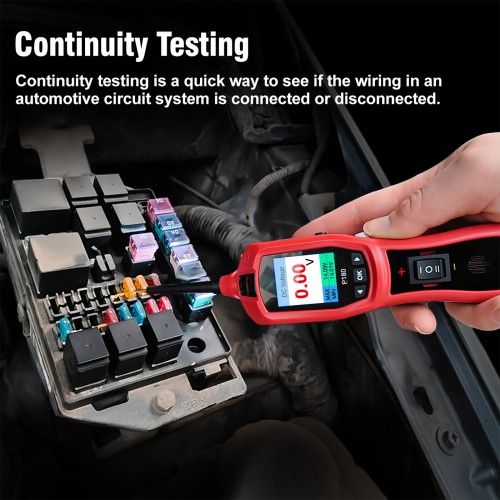 TopDiag P180 for 9-30 Volts Vehicle Electrical System Daignostics Injectors Test Support Cars, Pickups, SUVs, Motorcycles, Excavators, Steamships