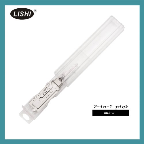 LISHI KW1-L Civilian Tool (Reverse Handing) 2-in-1 Pick & Decoder for 5-Pin Kwikset Keyway