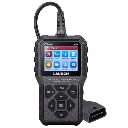 LAUNCH CR529 OBD2 Scanner Diagnostic Tool Code Reader Clear Codes I/M Readiness Freeze Frame Read VIN Code Automatically