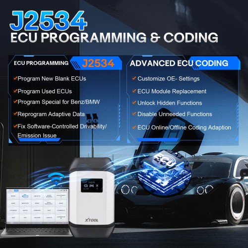 XTOOL X100 MAX2 OE-Level Diagnostic Scanner J2534 ECU Programming Topology Module Map FCA AutoAuth