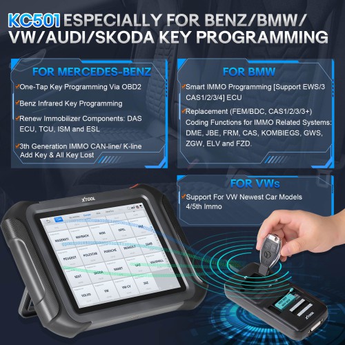 XTOOL X100 MAX2 OE-Level Diagnostic Scanner J2534 ECU Programming Topology Module Map FCA AutoAuth
