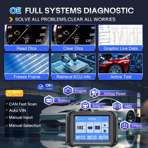 XTOOL X100 MAX2 OE-Level Diagnostic Scanner J2534 ECU Programming Topology Module Map FCA AutoAuth