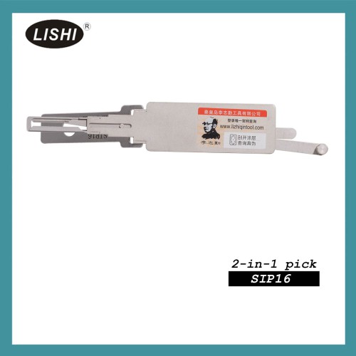 LISHI SIP16 End Milling Tool 2-in-1 Decoder and Pick for Fiat/Alfa/Maserati/Lancia