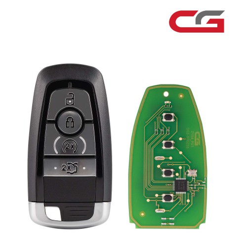 CG ZA21-4 FU.T(17.4-BTN) FOR.D 4 Buttons Smart Remote 5pcs Used with CGDI K2 Remote Key Programmer