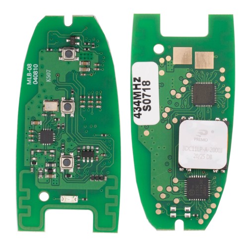 KEYDIY MLB08 (Non-OEM Solution) MLB For Audi Style 3 Buttons Universal Smart Remote PCB Board – 434 Mhz