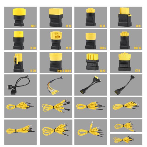 HD Heavy Duty Truck Cables Adaptateurs Package Pour Launch X431 PAD V, PAD VII, PRO5, PRO3 V+ Elite