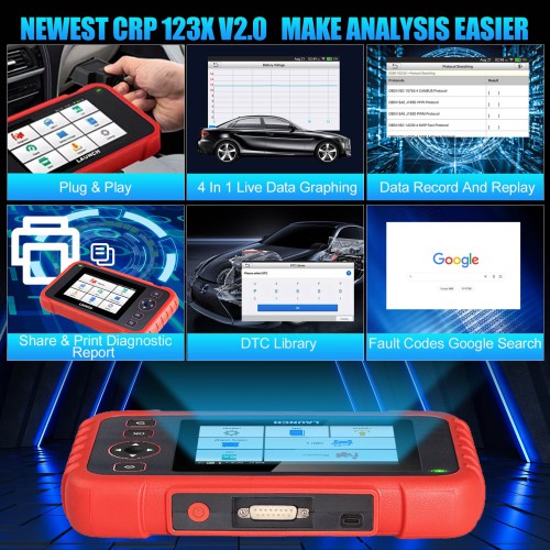 Launch CRP123X OBD2 Scanneur