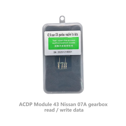 YANHUA ACDP Module 43: Nissan 07A Gearbox Read/Write Data