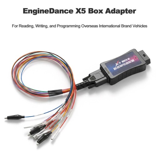 EngineDance X5 Box Adapter for Reading, Writing, and Programming International Brand Vehicles