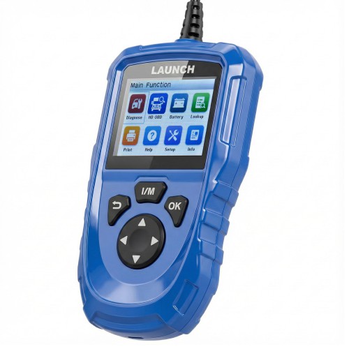 LAUNCH CR HD V2 Commercial Vehicle E-commerce Standard Configuration Supports HD OBD & EOBD  Fast Fault Code Reading/Clearing, Battery Check
