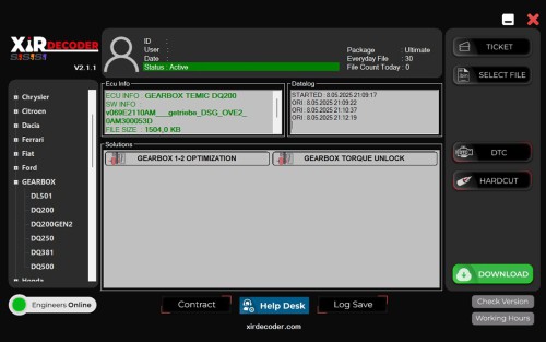 XirDecoder DTC - Chip Tuning - All Solutions Software Basic Version