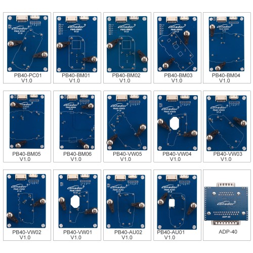 LONSDOR Adaptateur Cryptés Solder-Free Adaptateurs Kit 14 Pieces cartes d'adaptation