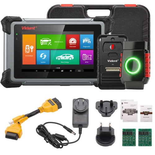 VIDENT iSmart800Pro IM Supporte Advanced IMMO & Programmation Clé, Tous Systèmes Diagnostique, 40+ Maintenance Service