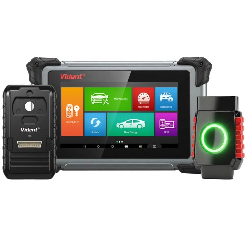 VIDENT iSmart800Pro IM Supporte Advanced IMMO & Programmation Clé, Tous Systèmes Diagnostique, 40+ Maintenance Service