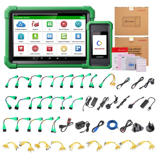 LAUNCH X-431 PRO3S+ Supports EV Diagnostics & Battery Pack Analysis,  Local Diagnostics & Remote Diagnostics with 10.1-inch Sunlight-readable Screen