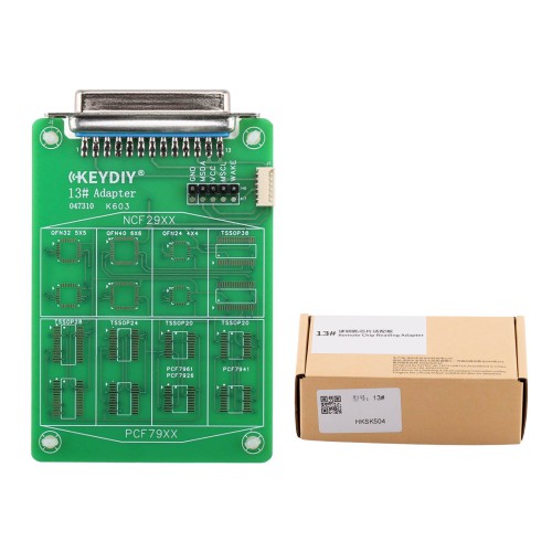 KEYDIY 13# Adaptateur de lecture à distance pour la lecture des données de puces de clés 5C et 5D
