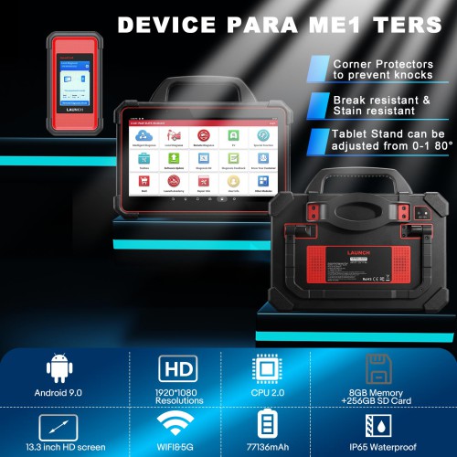 Launch X431 PAD7 PAD VII Elite Avec Smartlink C VCI Diagnostic Appareil Supporte Codage et Programmation En Ligne