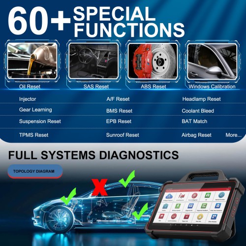 Launch X431 PAD7 PAD VII Elite Avec Smartlink C VCI Diagnostic Appareil Supporte Codage et Programmation En Ligne