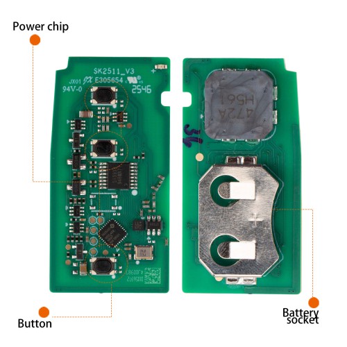 AUTEL IKEYTY003AL 3 Buttons 315/433 MHz for Toyota 4D & 8A