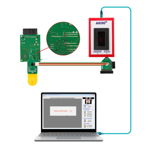 GODIAG BMWEWS-4.3 & 4.4 9S12(2L86D) for XPROG-M or AK90 or R270 Programmer