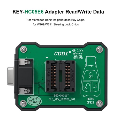 CGDI KEY-HC05E6 Adaptateur Lecture/Écriture de données pour les puces