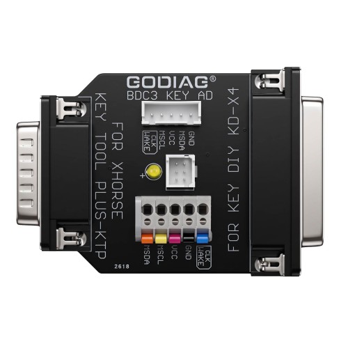 GODIAG  BCP U KEY BDC2 BDC3 14-in-1 Adapter Kit for  5C/ 5D Encrypted Key Programming & Matching Supports KEY TOOL PLUS/IM608/KD-MAX/KYDZ Tablets