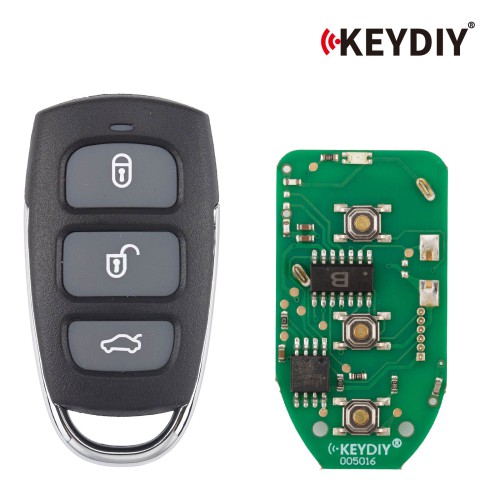 KEYDIY KD B20-3 Universal Remote Key 3 Buttons for Hyundai Azera Type 5PCS
