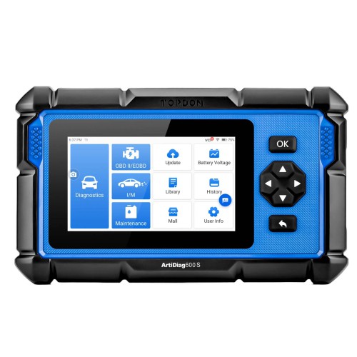 TOPDON Artidiag 600S AD600S 4 Système Diagnostic Scanneur 8 Services de Réinitialisation Mise à jour gratuite à vie