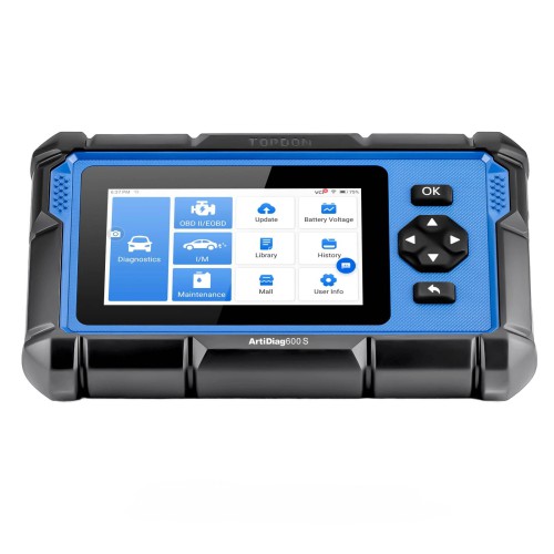 TOPDON Artidiag 600S AD600S 4 Système Diagnostic Scanneur 8 Services de Réinitialisation Mise à jour gratuite à vie