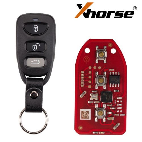 XHORSE XKHY21EN Hyundai Type Remote Key 3+1 Boutons 5PCS