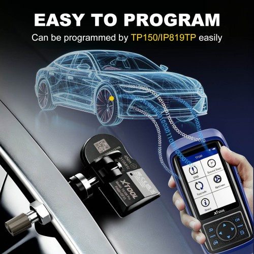 XTOOL TS100 433&315MHz TPMS TP100 Sensor Scan Tire Repair Tools Automotive Accessory Tyre Pressure