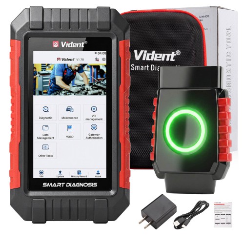 VIDENT G5 Lite Supporte 5 Fonctions Spéciales, Oil Light/Service Reset, EPB, Battery Configuration, Injector Coding, AF, Bluetooth & WIFI