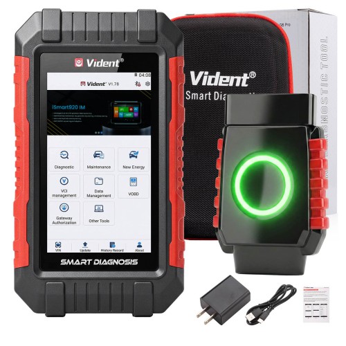 VIDENT G5 Pro Supporte 13 Fonctions Spéciales, CAN FD, DoIP Protocoles, Identification automatique du VIN, Bluettooth & WIFI