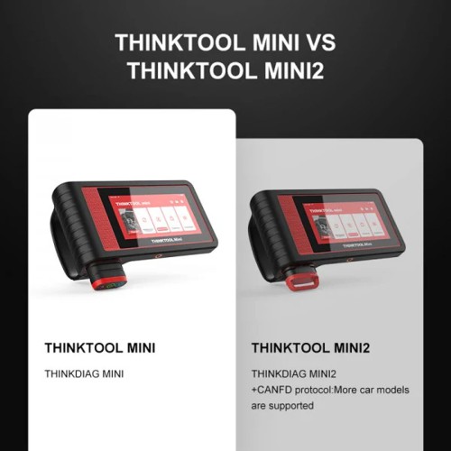 THINKCAR THINKTOOL MINI2 Multi Langues Support CAN-FD Protocol 28 Services de Maintenance