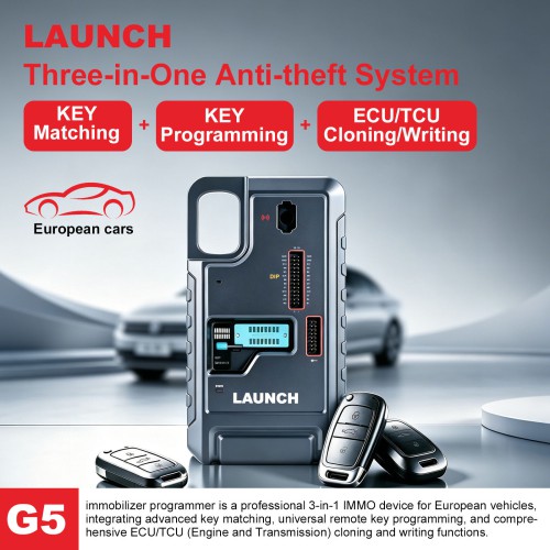 LAUNCH X-431 PROG5 IMMO Programmeur 3-in-1 IMMO Device Pour Véhicules Européens