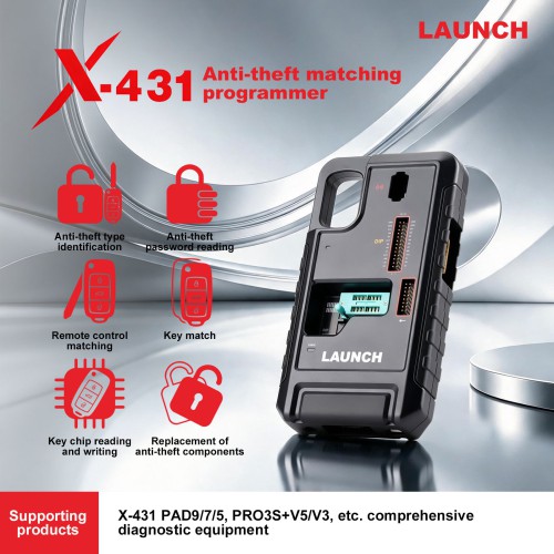 LAUNCH X-431 PROG5 IMMO Programmeur 3-in-1 IMMO Device Pour Véhicules Européens
