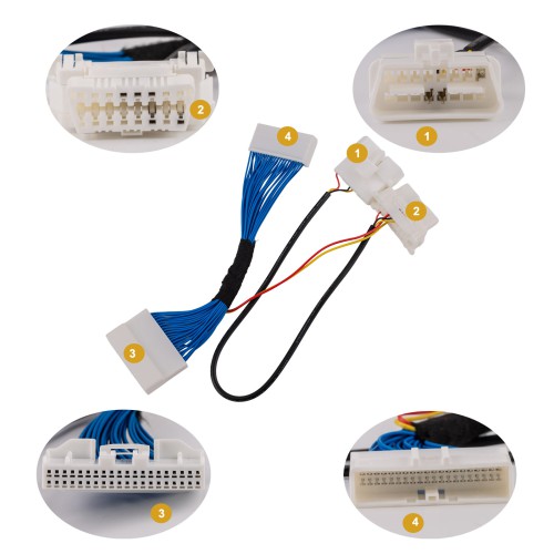 KEYDIY 40 Pin Gateway Câble pour Nissan/Mitsubishi Fonctionne avec KD-X4