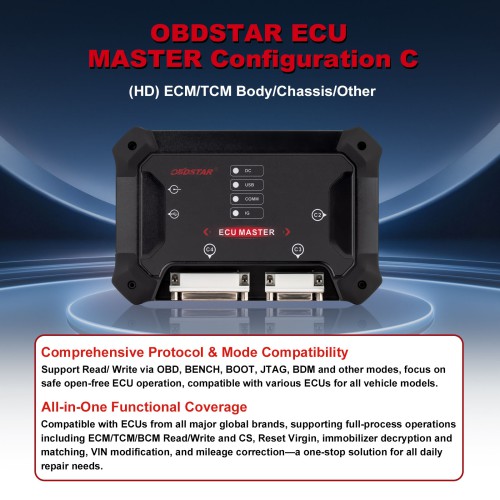 OBDSTAR ECU MASTER Configuration C (HD) ECM/TCM Body/Chassis/Other