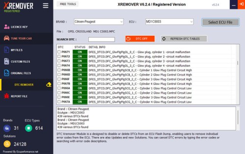 XRemover AI Chip Tuning 1 Mois Logiciel Licence 5 Files Par Jour Supporte Stage1