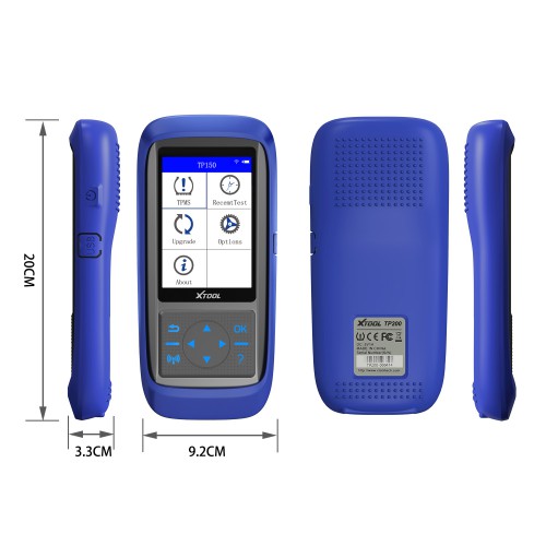 XTOOL TP150 OBD2 TPMS Diagnostic Tool et Service Scanner avec 315&433 MHZ Sensor