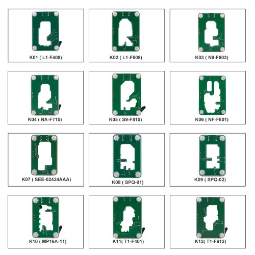EONEBOSS Adapter Set 12-Piece (K01-K12)