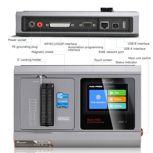 XHORSE XDMPG0GL Multi-Prog Multi Prog ECU TCU Gearbox Programmeur Mettre à jour VVDI Prog Avec MQB48 License RH850 Expert
