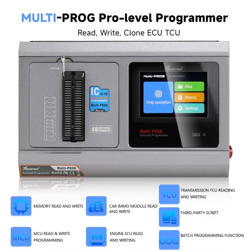 XHORSE XDMPG0GL Multi-Prog Multi Prog ECU TCU Gearbox Programmeur Mettre à jour VVDI Prog Avec MQB48 License RH850 Expert