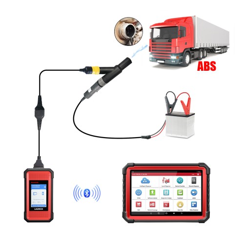 LAUNCH X-431 J560 PLC Trailer-7+9 Module d'extension pour connecteur de diagnostic de véhicules utilitaires