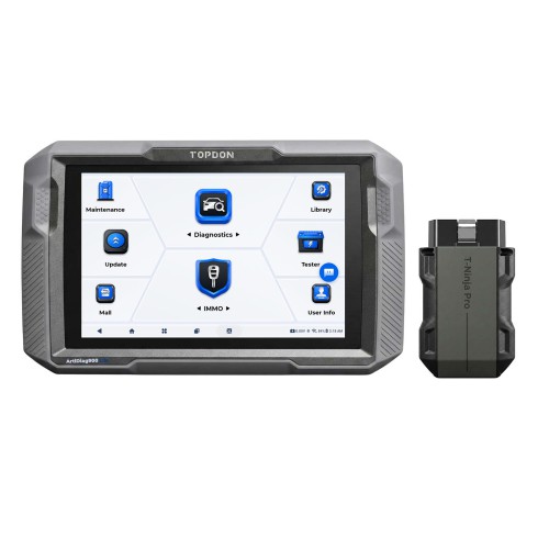 TOPDON UltraDiag 8-Inch Clé Programmeur & Diagnostic Appareil Supporte 30 fonctions de réinitialisation, contrôle bidirectionnel, plus de 100 voitures